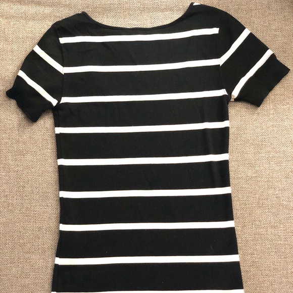 Ralph Lauren Vintage Scoop Neck Knit Striped Sz M - Picture 3 of 5